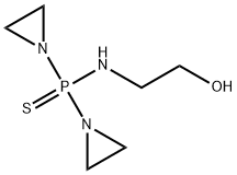 N-(2-Hydroxyethyl)-P,P-bisaziridinyl Thiophosphamide 结构式