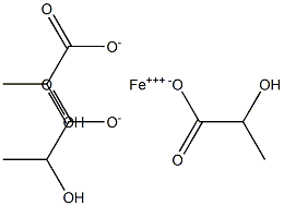 L-乳酸铁 结构式