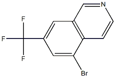 5-bromo-7-(trifluoromethyl)isoquinoline 结构式