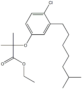 氯氟吡氧乙酸异辛酯原药 结构式