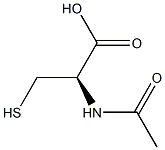 乙酰半胱氨酸 结构式
