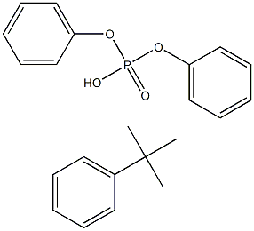 磷酸叔丁苯二苯酯 结构式