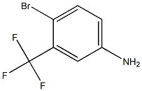 2-溴-5-氨基三氟甲苯 结构式