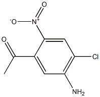 1-(5-Amino-4-chloro-2-nitro-phenyl)-ethanone 结构式