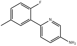 6-(2-fluoro-5-methylphenyl)pyridin-3-amine 结构式