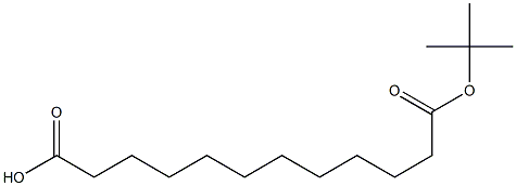 十二烷二酸单叔丁酯 结构式
