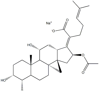 夫西地酸EP杂质C 结构式