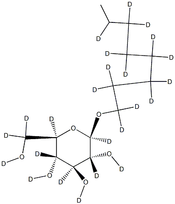 N-正辛基BETA-葡萄糖苷(D24, 98%) 结构式