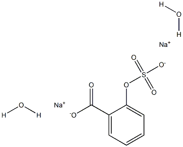 磺基水杨酸钠二水合物 结构式