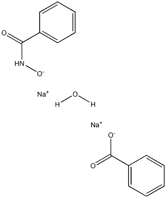 SODIUM BENZOHYDROXAMATE HYDRATE 苯甲羟肟酸钠水合物 结构式