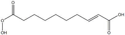 10-羟基-2-(E)-壬烯二酸 结构式