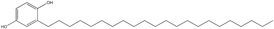 2-(12-巯基十二烷基)-苯-1,4-二醇 结构式