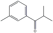 2-甲基-1-(3-甲基苯基)丙烷-1-酮 结构式