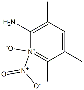 3,5,6-三甲基-1-硝基吡啶氮氧化物 结构式