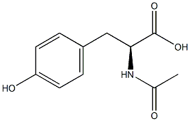 N-乙酰酪氨酸 结构式