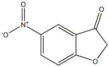 5-硝基-3-苯并呋喃酮 结构式