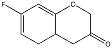7-氟-3-二氢色原酮 结构式