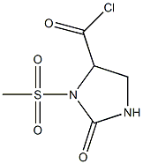 氯甲酰基-3-甲磺酰基- 2- 咪唑烷酮 结构式