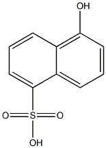 1-NAPHTHOL-5-SULFONIC ACID 结构式