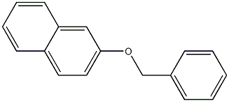 2-benzyoxynaphthalene 结构式