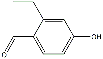 2-乙基-4-羟基苯甲醛 结构式