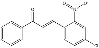 2-Nitro-4ChloroChalcone 结构式