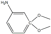 3,3-二甲氧基苯胺 结构式