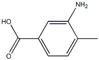 4-甲基-3-氨基苯甲酸 结构式