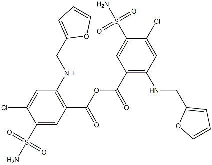 速尿(呋塞米) 结构式