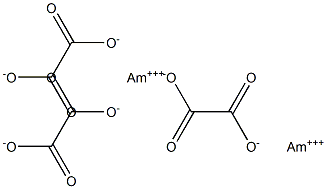 Americium(III) oxalate 结构式