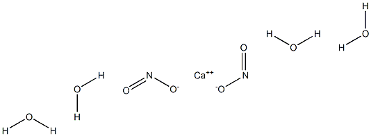 Calcium nitrite tetrahydrate 结构式