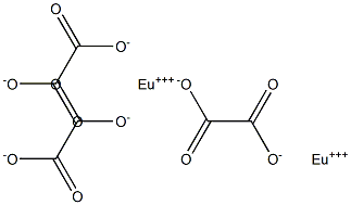 Europium(III) oxalate 结构式