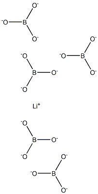Lithium pentaborate 结构式