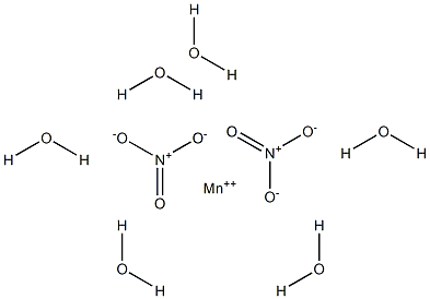 Manganese(II) nitrate hexahydrate 结构式