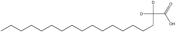 Stearic Acid-2,2,D2 结构式