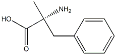 R-2-氨基-2甲基-3-苯丙酸 结构式