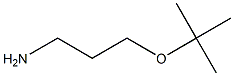3-叔丁氧基丙胺 结构式