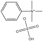 苯基三甲基硫酸氢铵 结构式