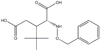 N-苄氧酰基-D-谷氨酸B-特丁基酯 结构式