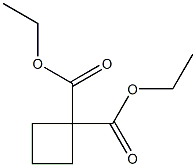 1,1-环丁基二甲酸二乙酯 结构式
