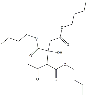 乙酰柠檬酸三正丁酯 结构式