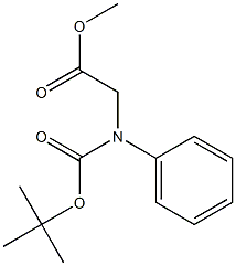 BOC-D-苯甘氨酸甲酯 结构式