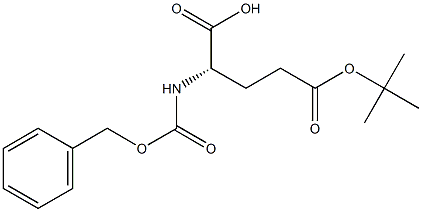 CBZ-谷氨酸(叔丁酯) 结构式