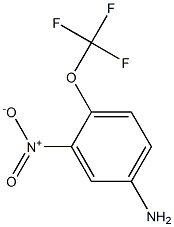 3-硝基-4-三氟甲氧基苯胺 结构式