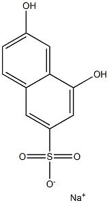 2,8-二羟基萘-6-磺酸钠盐 结构式
