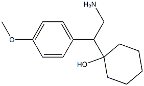 1-(4-甲氧基苯基 )-2-胺基乙基环己醇 结构式