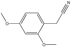 2,4-二甲氧基苯乙腈 结构式