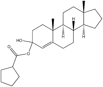 4-雄烯二醇环戊丙酸酯 结构式