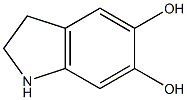 5,6-二羟基吲哚啉 结构式