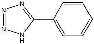 5-苯基-1,2,3,4-四氮唑 结构式